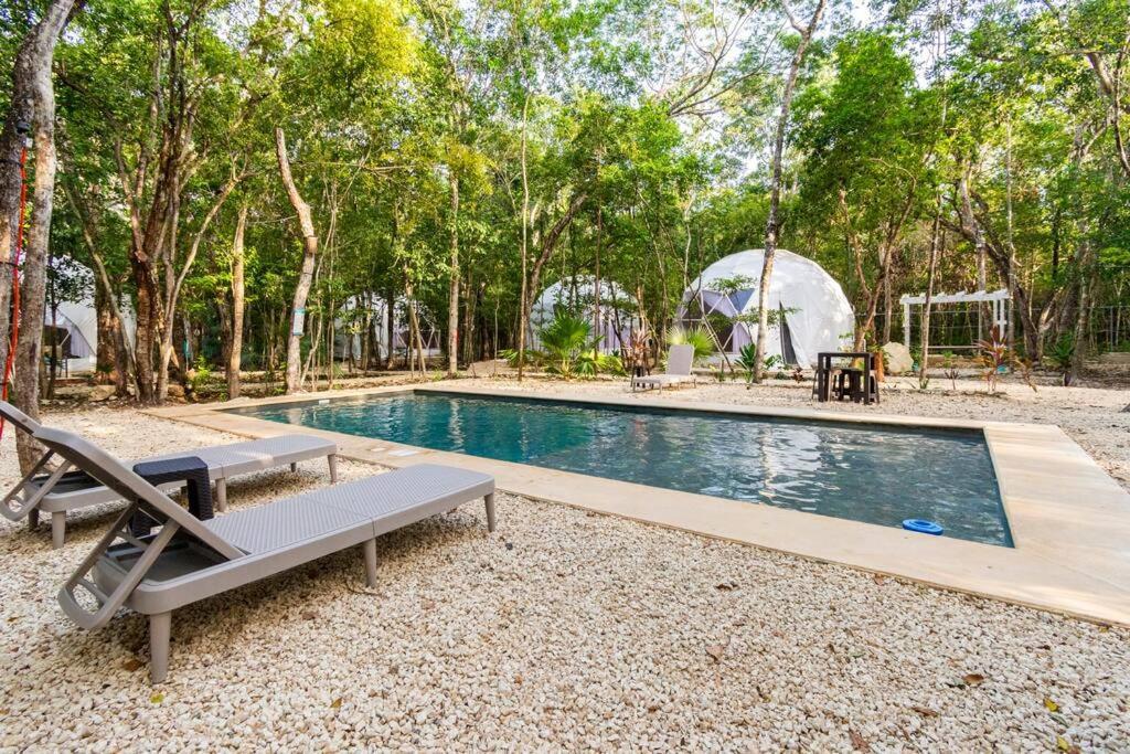 Glamping Mayan Glam Тулум Екстер'єр фото